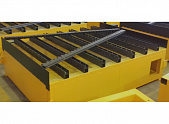 TABLE WITH CONTROLLED SECTIONAL AIR EXTRACTION SYSTEM (OPERATIONAL AREA 1500X6000 MM)