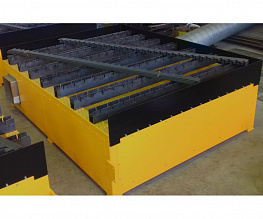 TABLE WITH CONTROLLED SECTIONAL  AIR EXTRACTION SYSTEM (OPERATIONAL AREA 2000X3000 MM)